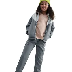 NIKE Sportswear Dri-FIT Trainingsanzug Kinder 084 - smoke grey/lt smoke grey/white XL (158-170 cm)