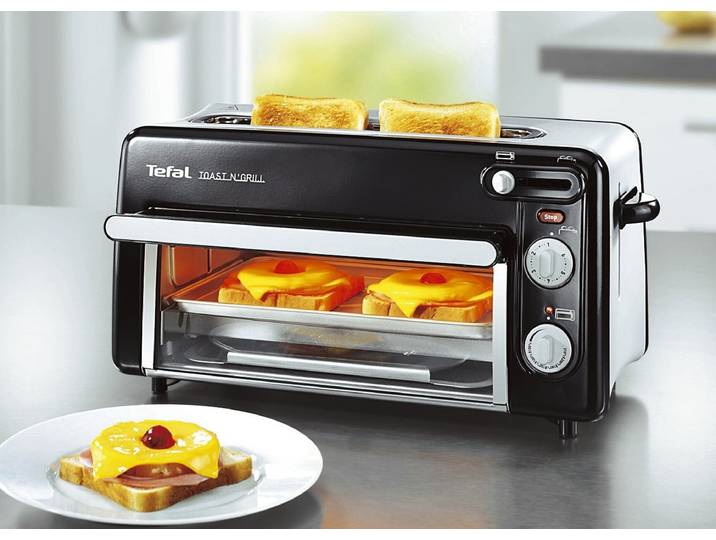Tefal Toaster und Miniofen in Einem, Schwarz