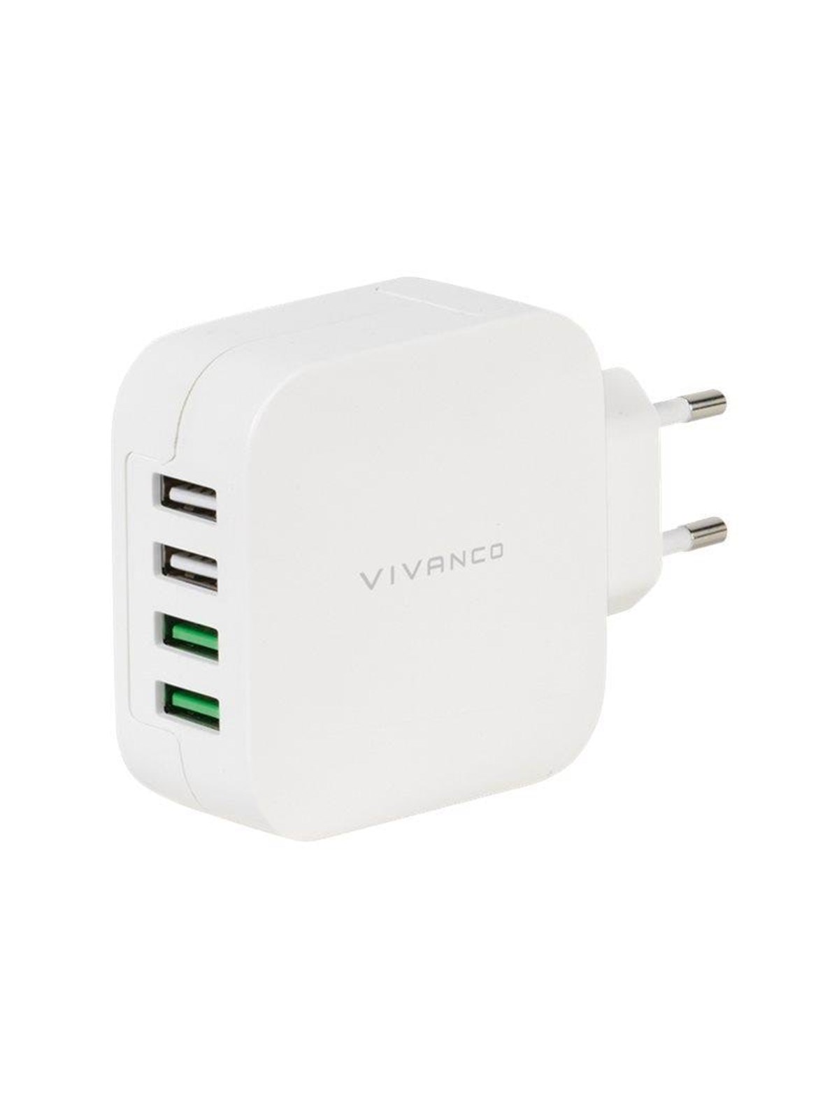 Vivanco 4xUSB Home Charger 4.8A Automatic White