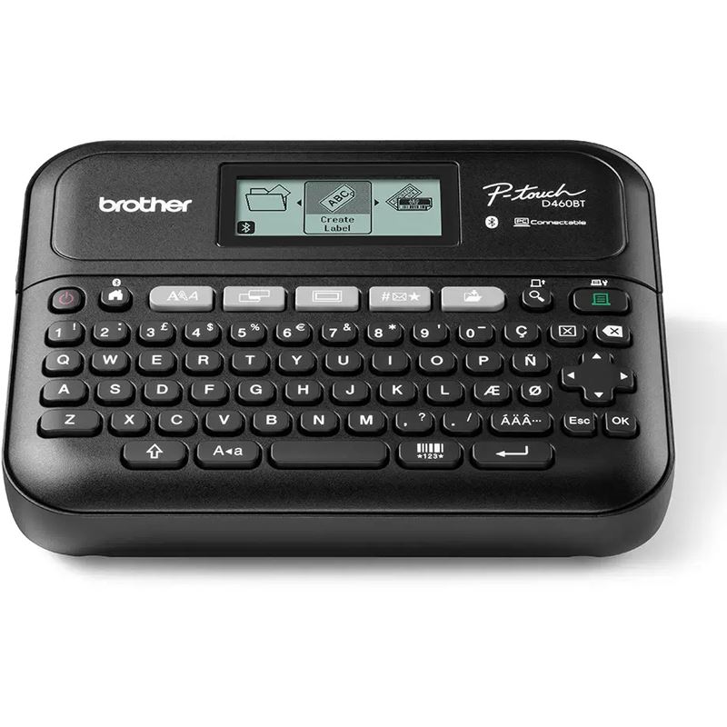 BROTHER PT-D460BTVP Beschriftungsgerät Bluetooth-Schnittstelle Netzadapter Transportkoffer USB Kabel