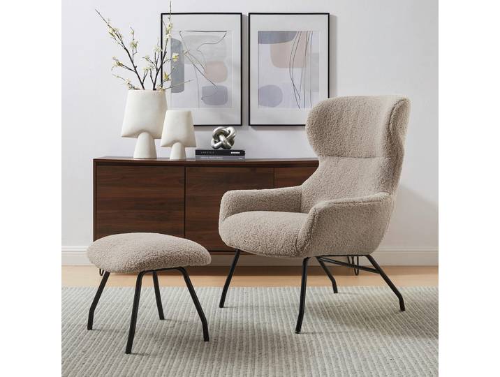 Livetastic Sesselset, Taupe, Metall, 79x103x82 cm, Wohnzimmer, Sessel, Sonstige Sessel