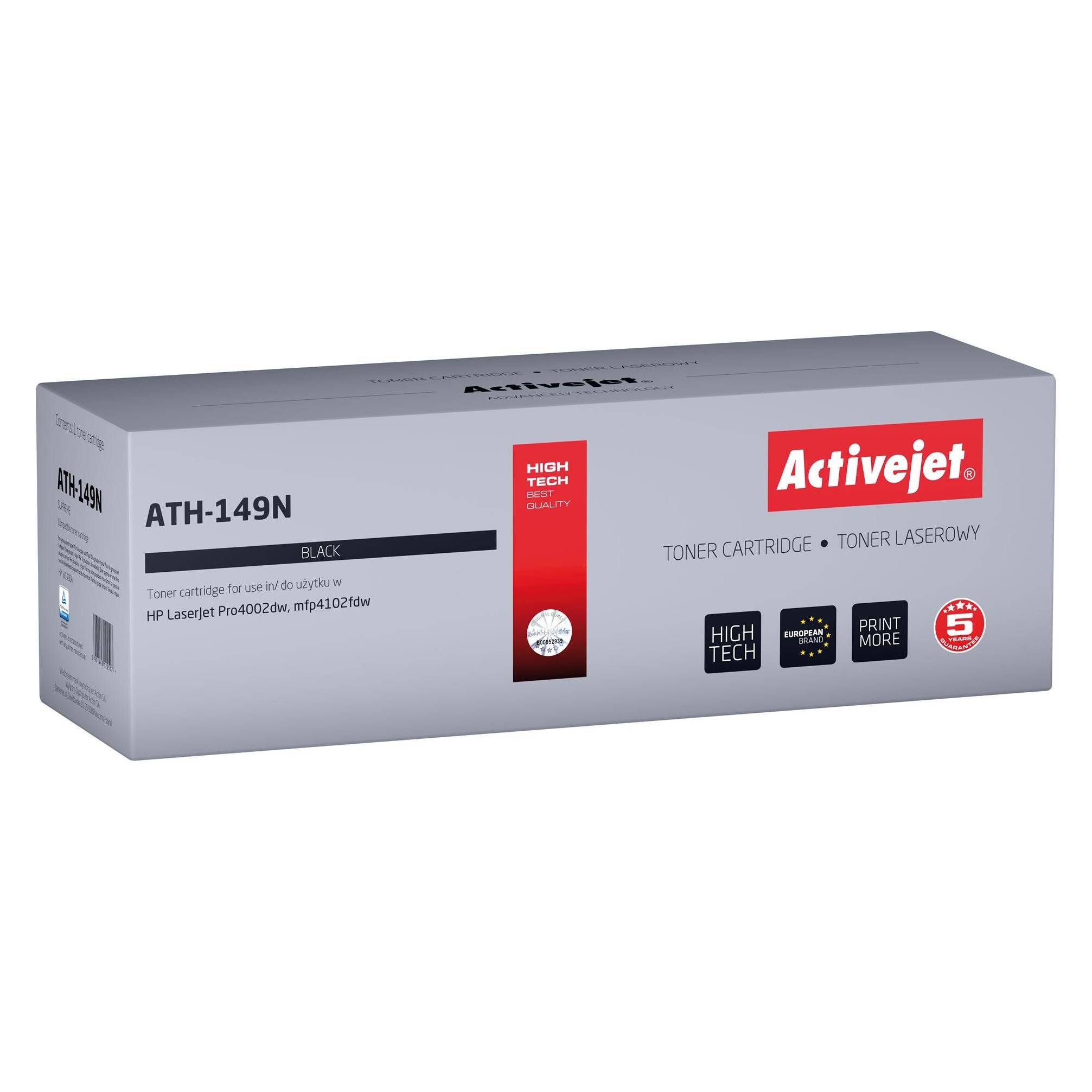 Activejet Toner ATH-149N (zamiennik HP 149A W1490A Supreme 2900 stron czarny) (ATH-149N)