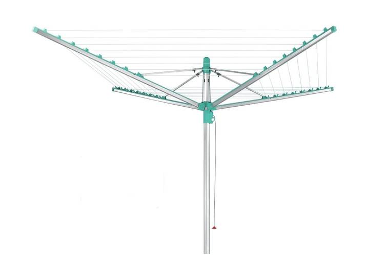 Wäschespinne LEIFHEIT Leifheit Wäschespinne Linomatic 400 , grün, B:165cm H:2.150cm, Aluminium, Stahl, Wäscheständer, Wäschespinne
