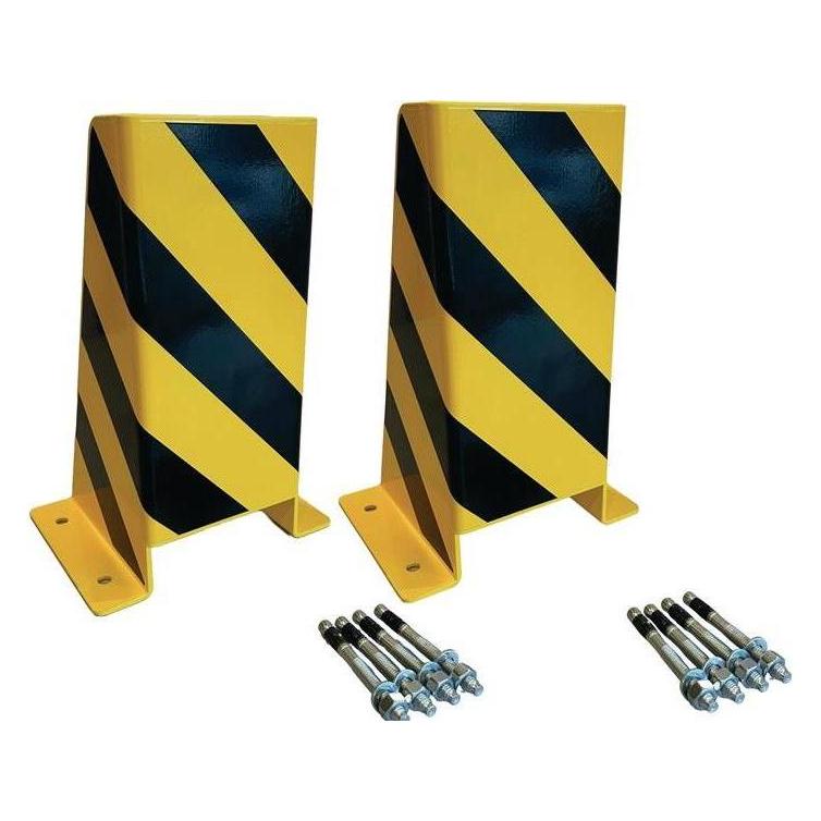 Gewa Schutzecke H400xL160/200mm U-Form Stahlbl.schwarz/gelb VE=2 St. (UAS-400-P-S)