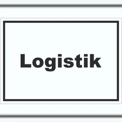 HB-Druck Logistik Aufkleber mit Text Transport Versand waagerecht A1 (594x841mm)
