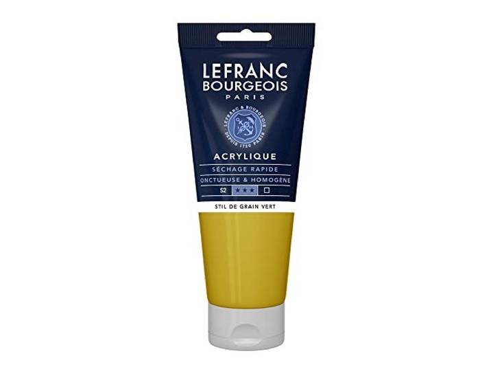 Lefranc Bourgeois Acrylique Fine Tube 200ml Stil De Grain Vert