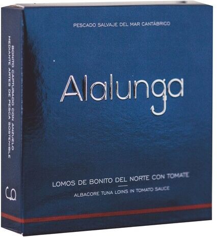 Alalunga Lomos de bonito en tomate .