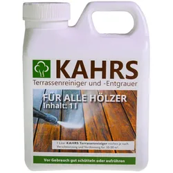 Kahrs Holzterrassen-Reiniger und Entgrauer, Konzentrat, 1L