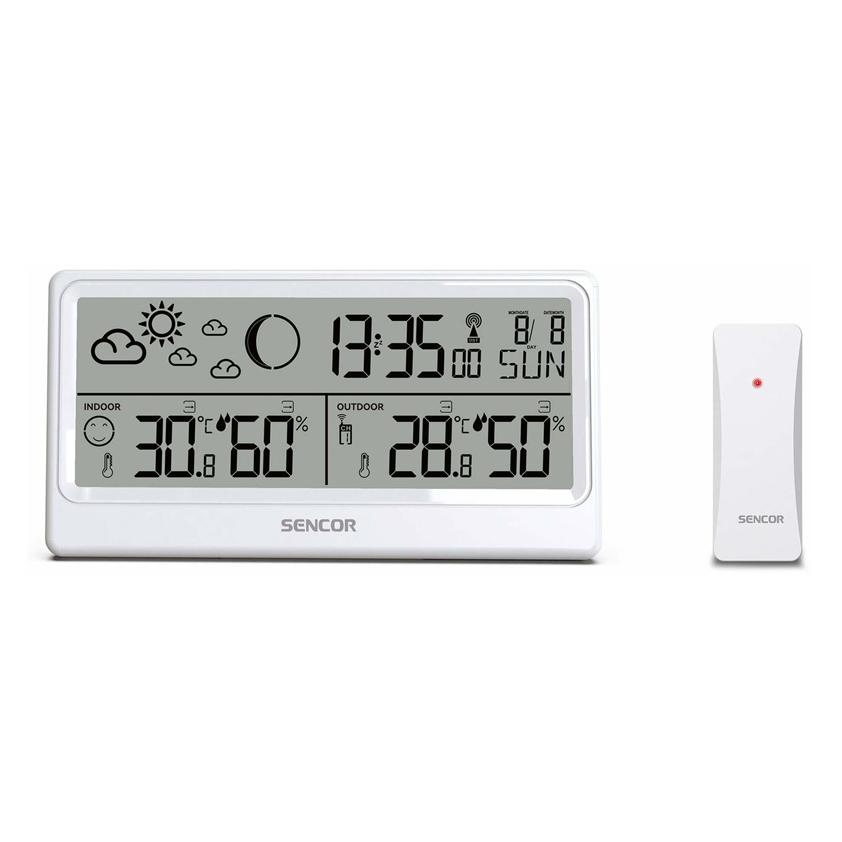Sencor SWS 3600 Wetterstation / LCD / Funksensor (8590669365135)