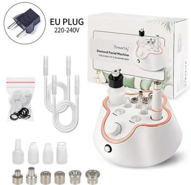 Uplifted Finds Diamond Microdermabrasion Machine For Deep Facial Exfoliation And Skin Cleansing At Home eu Plug (220 240 V)
