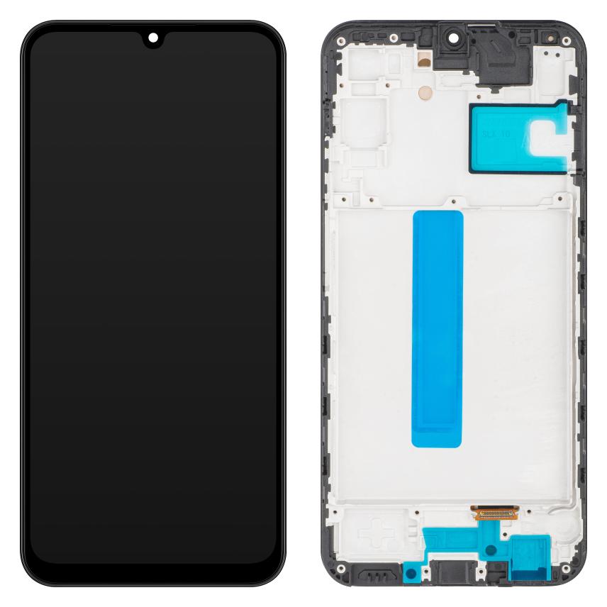 MP Display Unit für Galaxy A25 A256, OLED Version, Aftermarket, Schwarz (Display) (58015725)