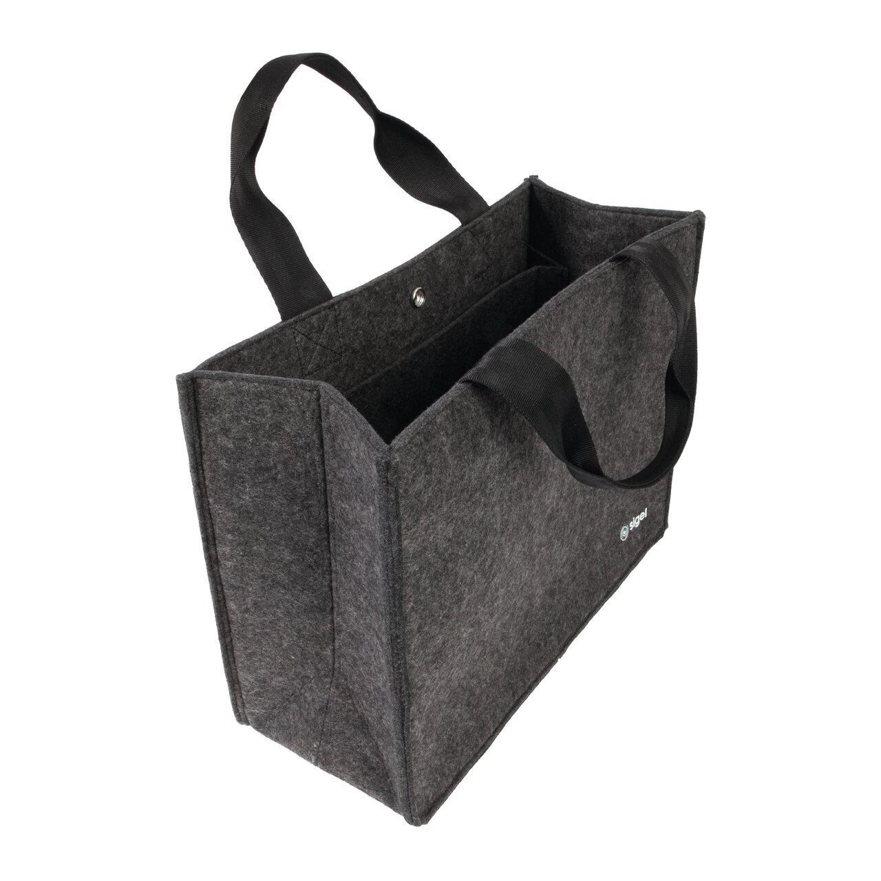 SIGEL Laptoptasche Hot Desking Bag Basic Recycling-PET dunkelgrau BA432 bis 39,1 cm (15,4 Zoll)