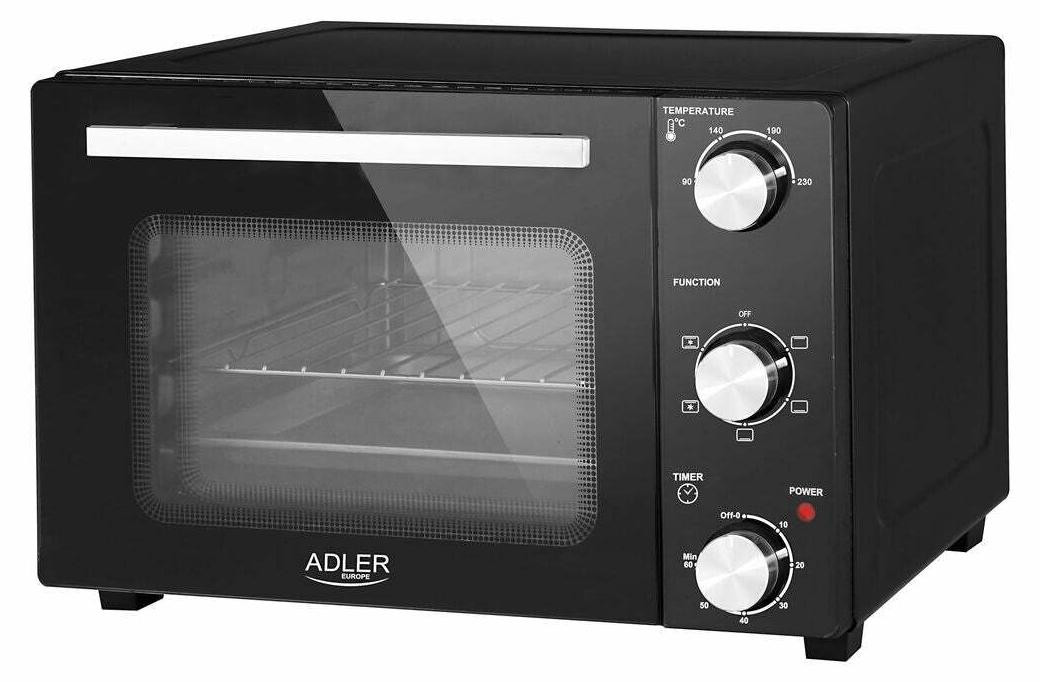 Adler Elektrische Oven AD 6024, 22 L, 1300 W, Zwart