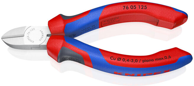 Pince coupante de côté, pour électromécanicien Knipex (76 05 125)