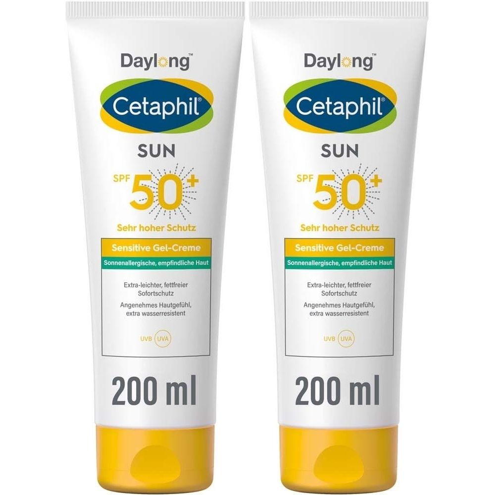 Cetaphil Sun Daylong SPF 50+ sensitive Gel 2x 2x200 ml