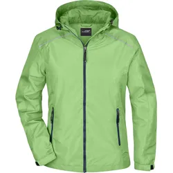 James & Nicholson Damen Regenjacke Regen-Jacke JN1117 spring green/navy XL