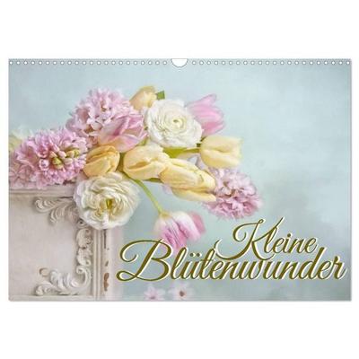 Kleine Blütenwunder (Wandkalender 2027 DIN A3 quer), CALVENDO Monatskalender