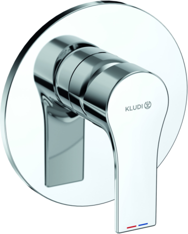 Kludi Zenta SL Brausearmatur 487550565 Unterputzarmatur, Durchflussmenge 28 l/min, chrom