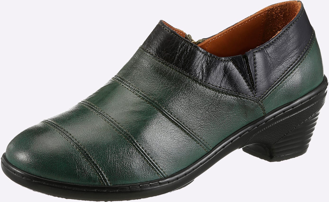 Pumps GEMINI, Damen, Gr. 40, grün, Glattleder, Basic, Schuhe Pumps grün 40