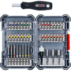 Bosch Individuell zusammenstellbares Schrauberbit-Set, 45-teilig. Für Bohrmaschinen/Schrauber - 2607017692