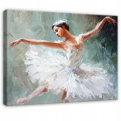 WANDBILDER Ballerina Frau Abstrakt 60x40