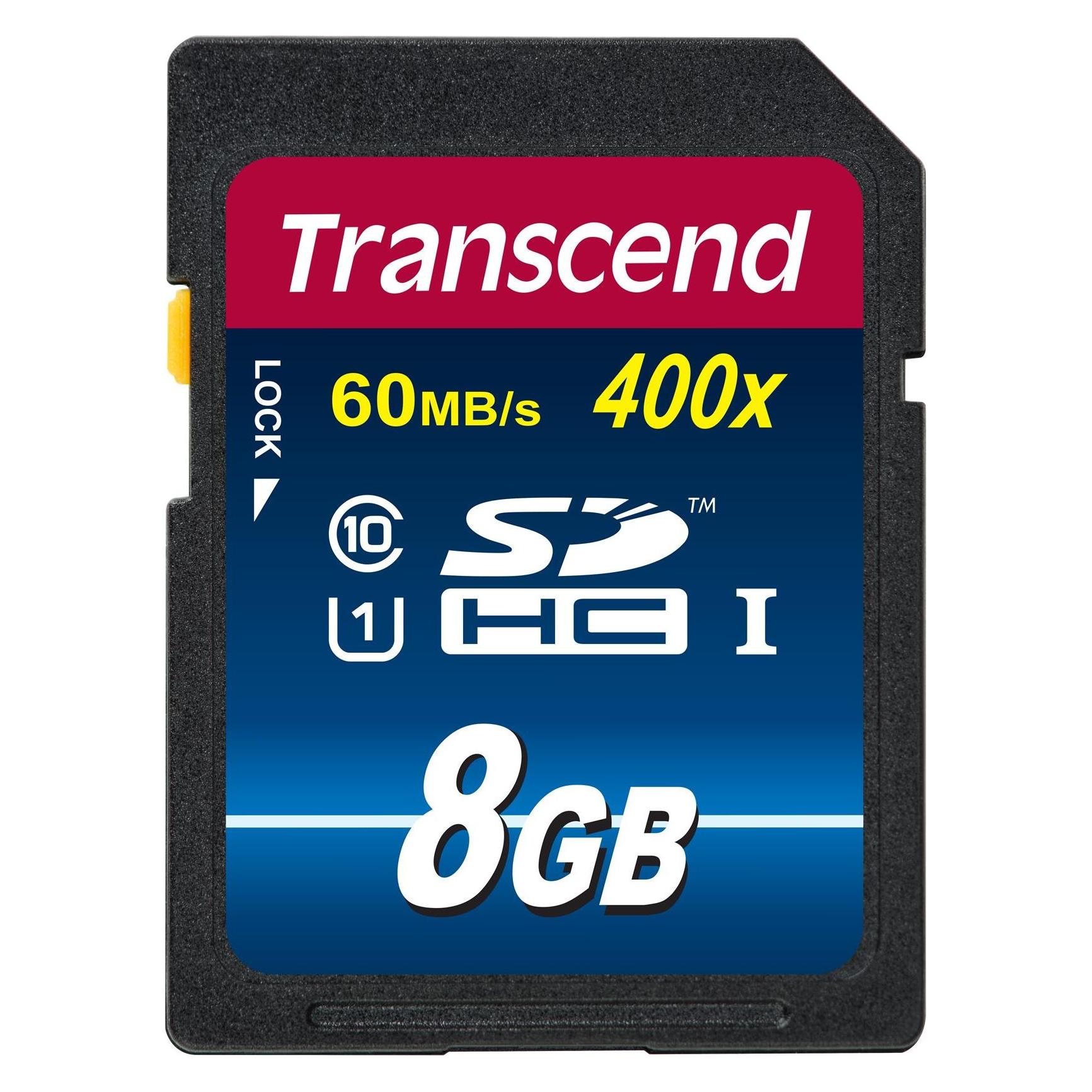 Transcend Premium 400x (8 GB, SDHC, U1, UHS-I) (TS8GSDU1)