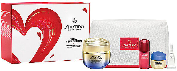 SHISEIDO Geschenkset - Vital Perfection Advanced Pouch Set 50ml / 15ml / 10ml / 3ml EG