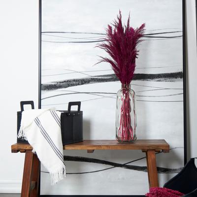 ARCILLA ELEMENTAL Pink Dried Plant Pampas Home Decor Natural Foliage with Long Stems