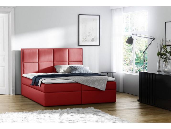 Fun Möbel Boxbett Schlafzimmerbett MEDIANO (inkl. Bettkästen, inkl. Kaltschaumtopper), eingebautes Liftsystem für Bettkästen