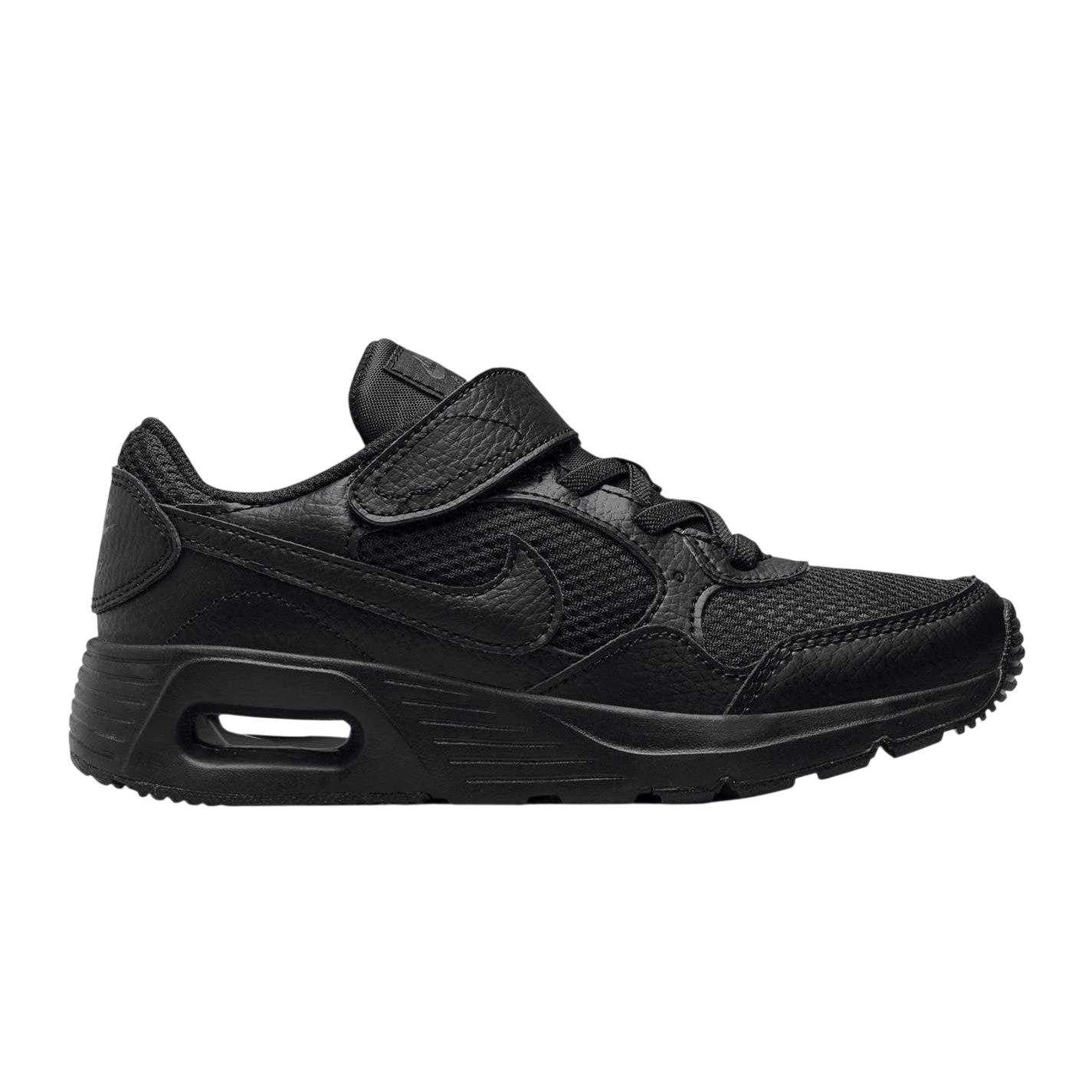 Nike - "Air Max SC" Sneaker für Kinder, Leder (Dreifaches Schwarz)