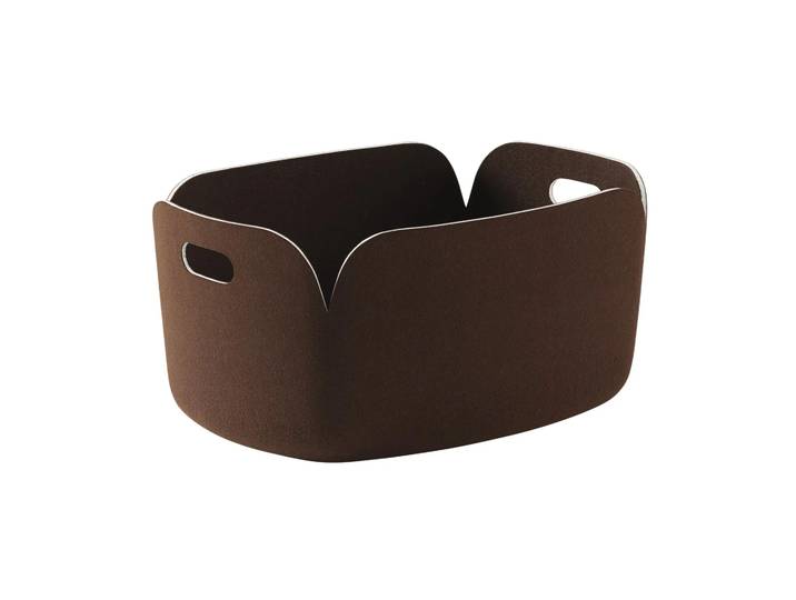 Muuto Panier de rangement Restore Dark Brown