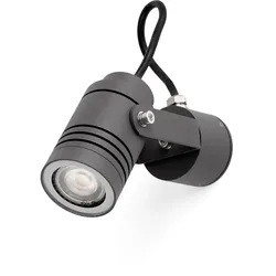 Faro Projektorlampe LIT GU10, IP54, dunkelgrau FAR-70260