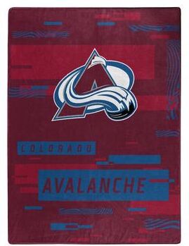 Northwest NHL Colorado Avalanche Digitize Raschel Throw Blanket