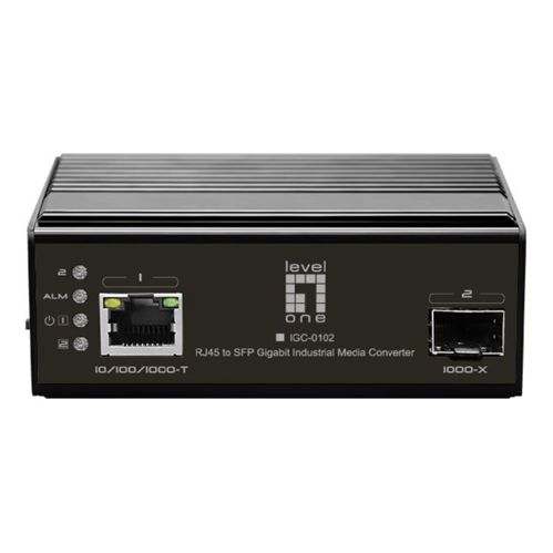 LevelOne IGC-0102 Industrial Gigabit RJ45 SFP Mediakonverter