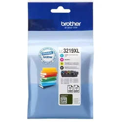 Brother LC-3219XLVAL / LC-3219XLVALDR Tinten Sparset schwarz, cyan, magenta, gelb (4 Stück)