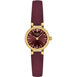 Tissot T1400093637100 Damen-Quarzuhr Lovely Rund 19,5 mm Burgunderrot