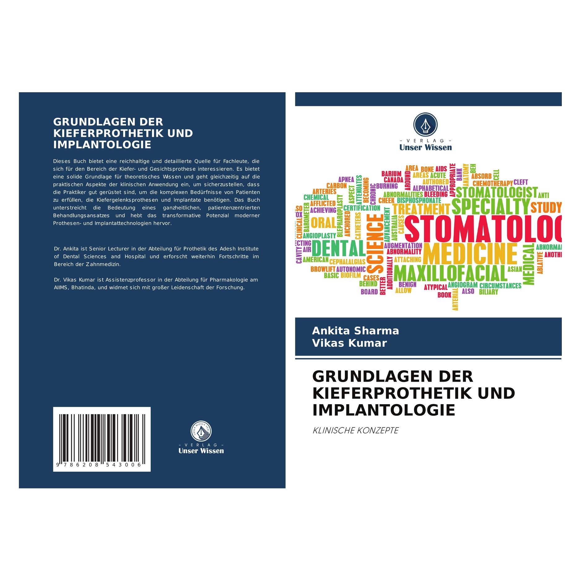 Bod Grundlagen Der Kieferprothetik Und Implantologie (Deutsch, Softcover, Ankita Sharma, Vikas Kumar) (57188503)