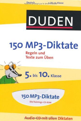 Steinhauer, Dr. Anja - Duden - 150 MP3-Diktate 5. bis 10. Klasse: Regeln und Texte zum Üben - Preis vom 09.10.2026 07:28:09 h