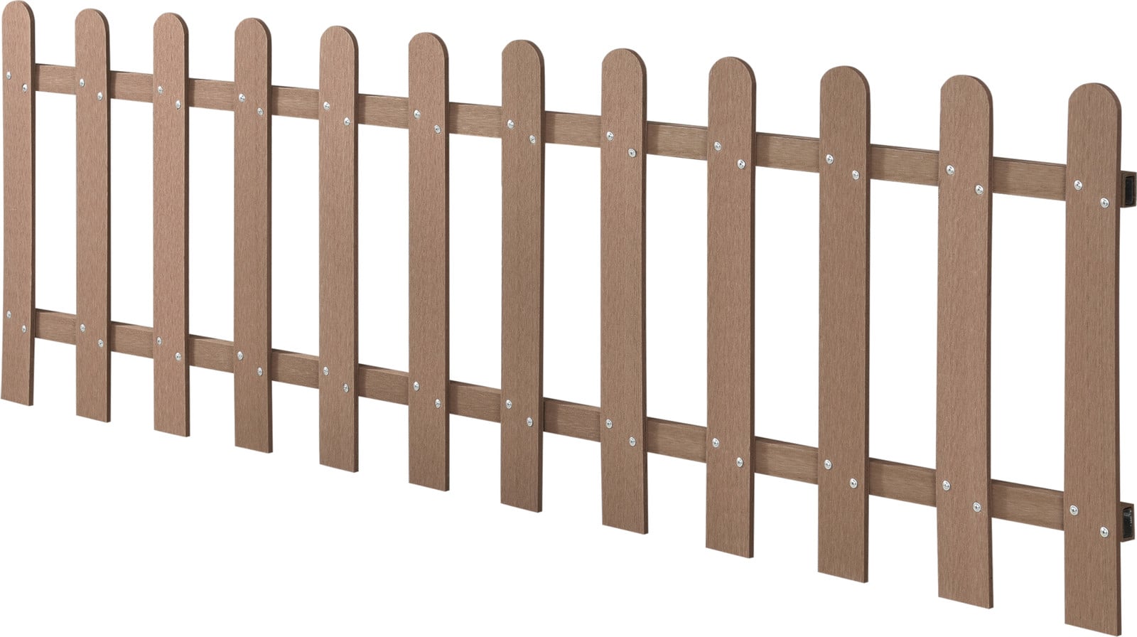 neu.holz WPC omheining privacy scherm bruin