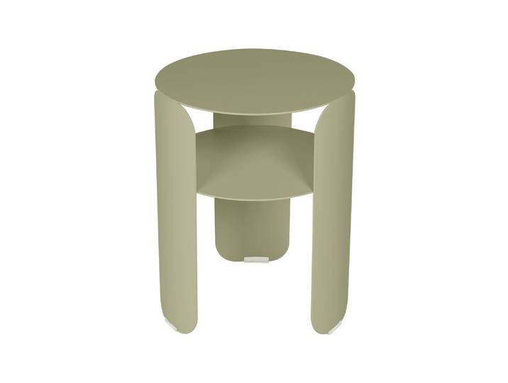 Beistelltisch, Aluminium, Ø 35 cm, Witterungsbeständig, Modern, Fermob