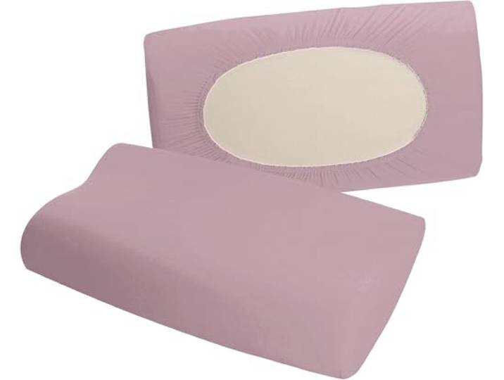 Erwin Müller Nackenstützkissen-Spannbezug Freising Multi-Stretch Single-Jersey Mauve Größe 40x80 cm