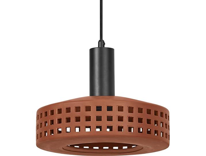 OSRAM 4099854459122 Decor Pendelleuchte aus Ton mit Lochmuster 1xE27