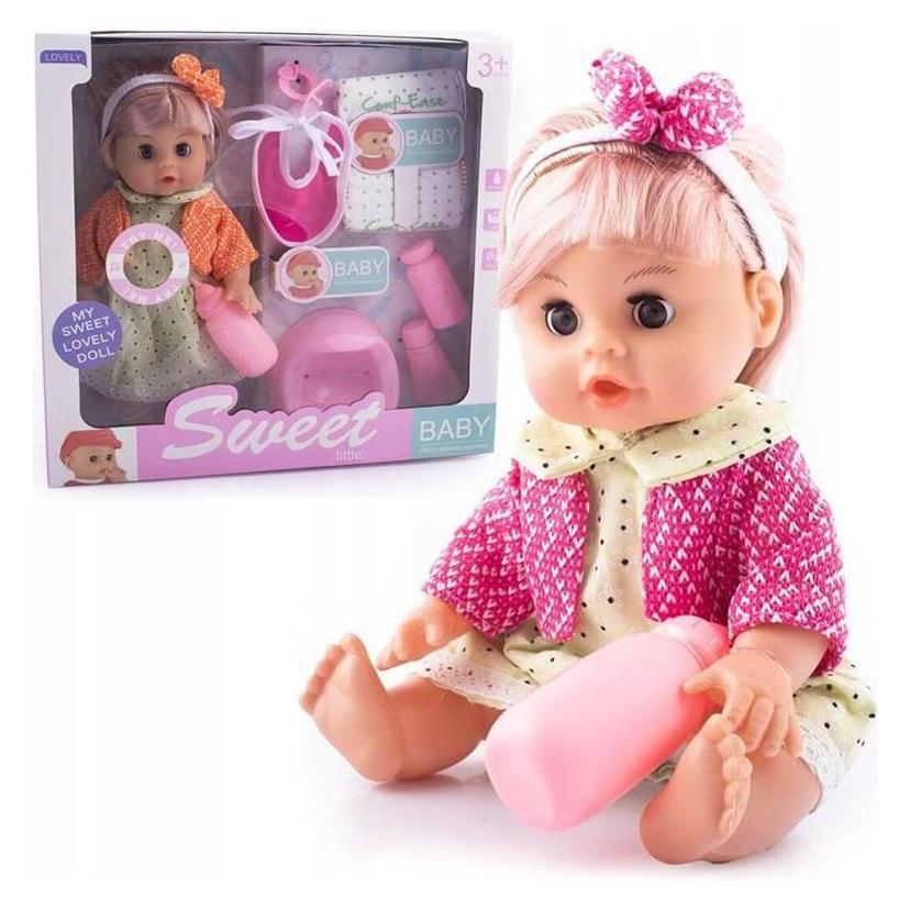 PRO Bike Gear Babypuppe mit Haaren, sprechendem und pinkelndem Zubehör (54620631)