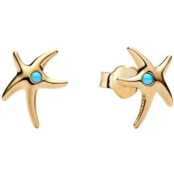Pandora 263820C01 Damen-Ohrringe Seestern Ohrstecker Goldfarben