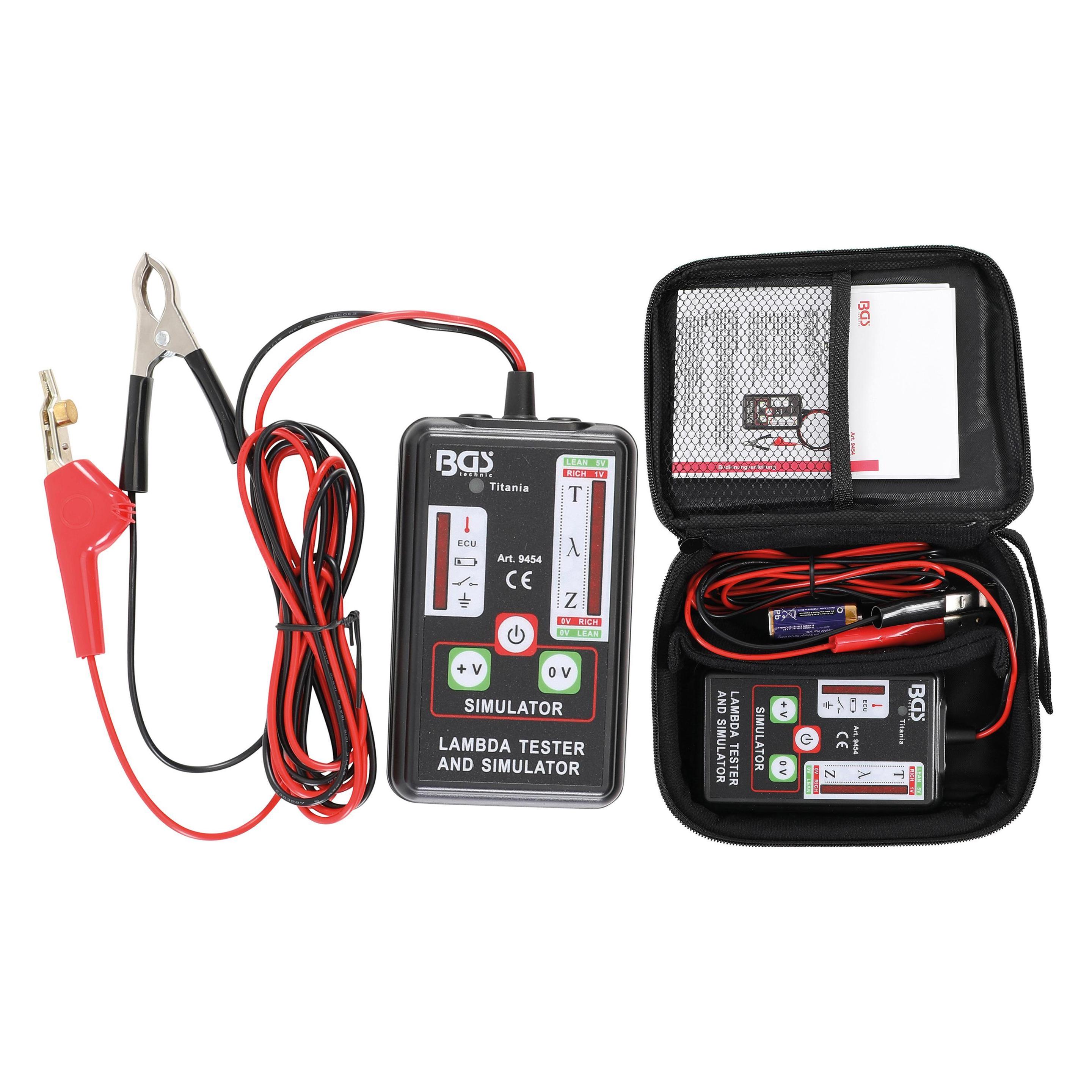 BGS Lambdasonden-Tester & Simulator (Hand-Multimeter) (9454)