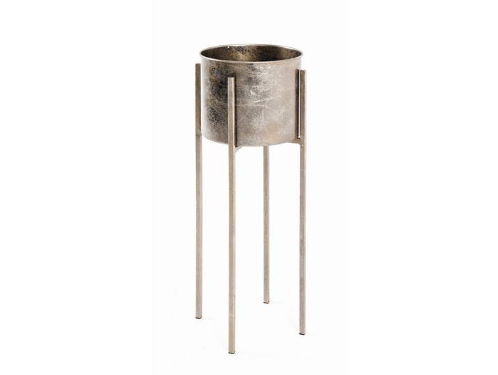 Blumenständer, Bronzefarben, Metall, 27x71x27 cm, Wohnzimmer, Wohnzimmertische, Blumenständer, Sonstige Blumenständer