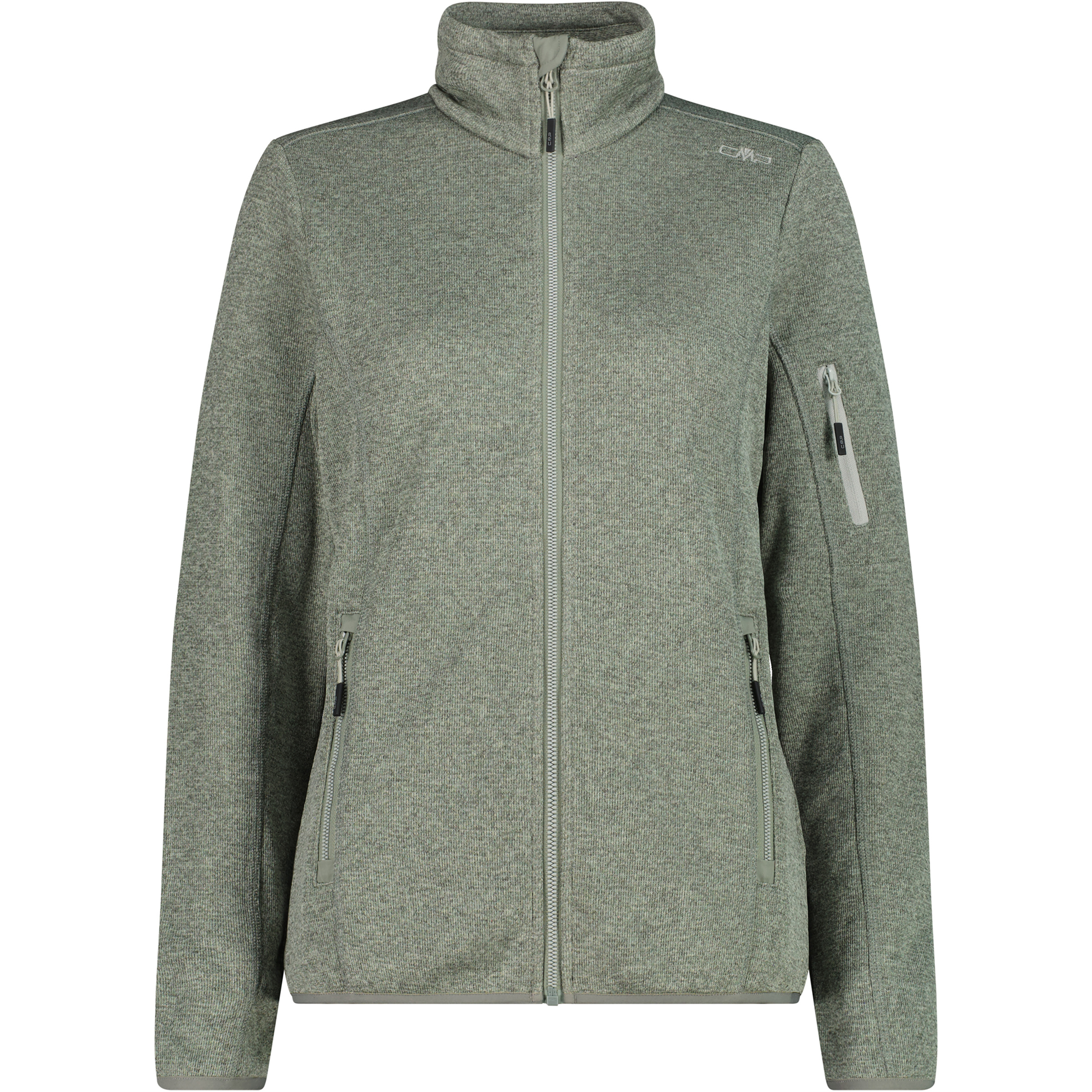 CMP Knitted Mesh Damen Fleecejacke gruen Größe L Trekking Atmungsaktiv