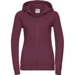 Russell Damen Authentic Kapuzen Sweatjacke R-266F-0 burgundy XS