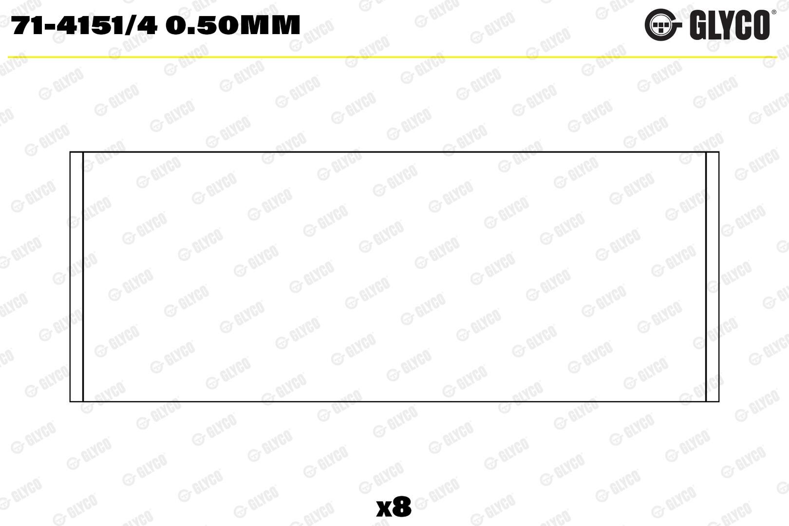 Glyco Pleuellager 7141514050mm