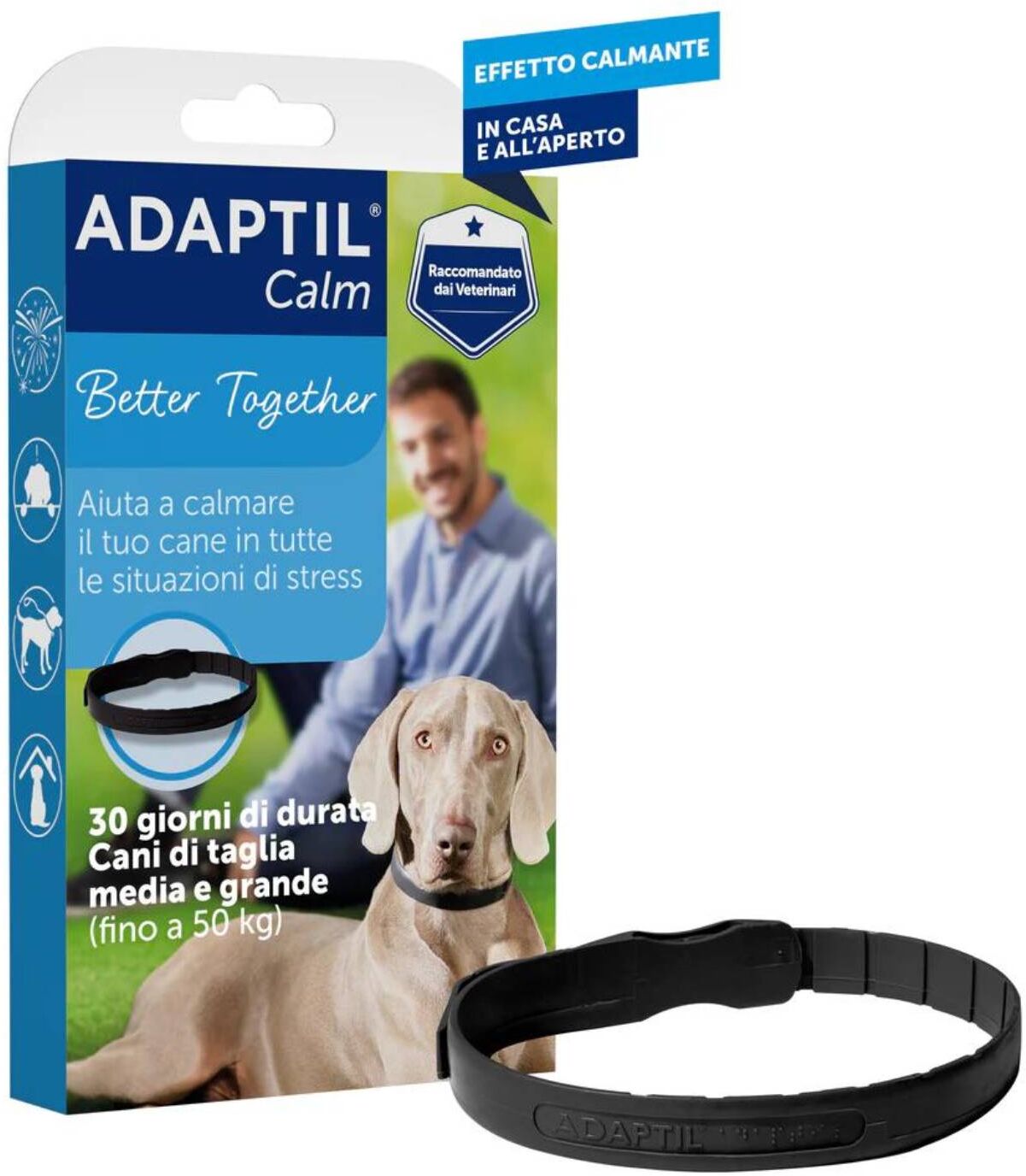 Adaptil Calm Collare per Cani Cani Media/Grossa Taglia (fino a 50Kg)